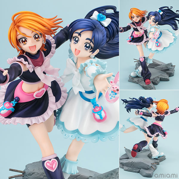 【限定販売】Lucrea(ルクリア) ふたりはプリキュア キュアブラック＆キュアホワイト 完成品フィギュア[メガハウス]