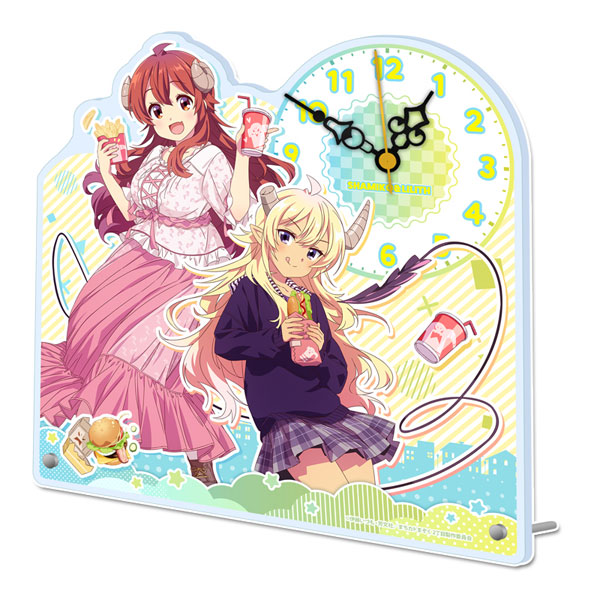 まちカドまぞく 2丁目 描き下ろしアクリル置時計 シャドウミストレス優子＆リリス[シーズナルプランツ]