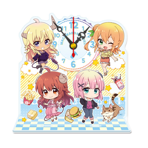 まちカドまぞく 2丁目 ぷちちょこミニアクリル置時計[シーズナルプランツ]