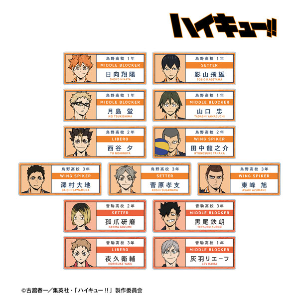 『劇場版ハイキュー！！ ゴミ捨て場の決戦』 トレーディングアクリルネームプレート 13個入りBOX[アルマビアンカ]《在庫切れ》