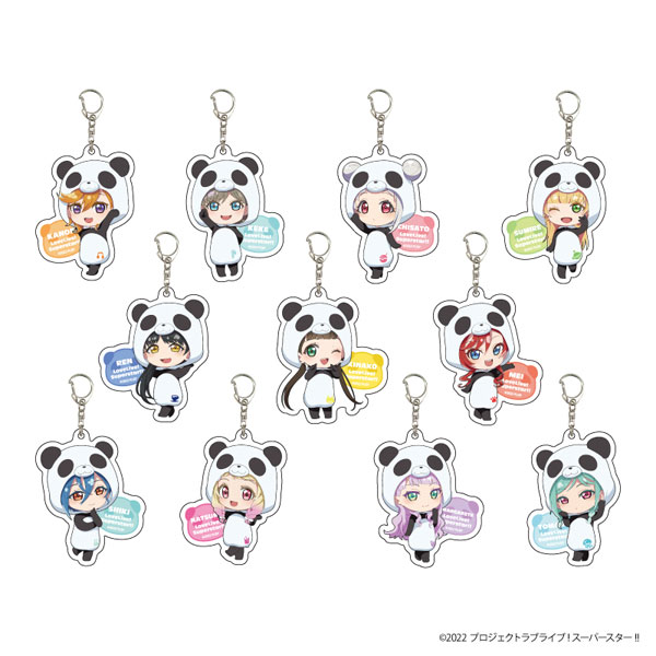 FavotterA ミニキャラキーホルダー アクリルキーホルダー「ラブライブ！スーパースター！！」02/パンダver