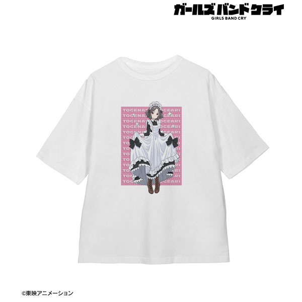 ガールズバンドクライ 描き下ろし 海老塚智 メイド風ver. BIGシルエットTシャツ ユニセックス XL[アルマビアンカ]