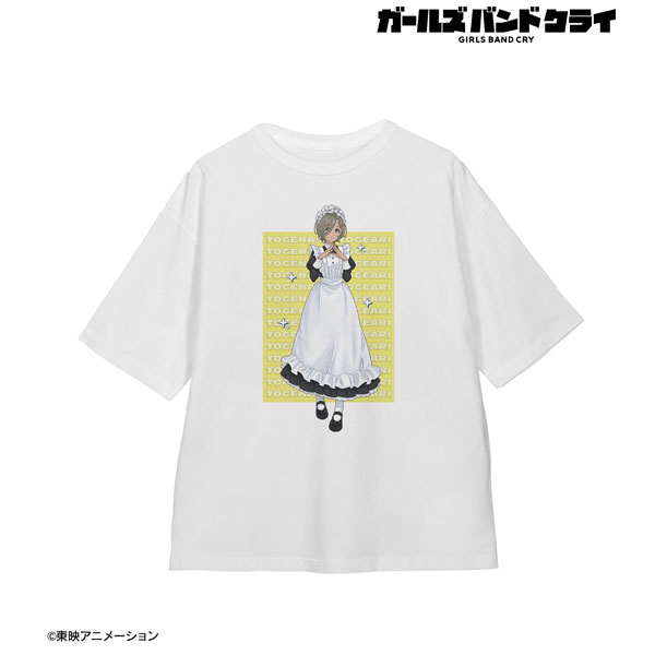 ガールズバンドクライ 描き下ろし ルパ メイド風ver. BIGシルエットTシャツ ユニセックス S[アルマビアンカ]《在庫切れ》