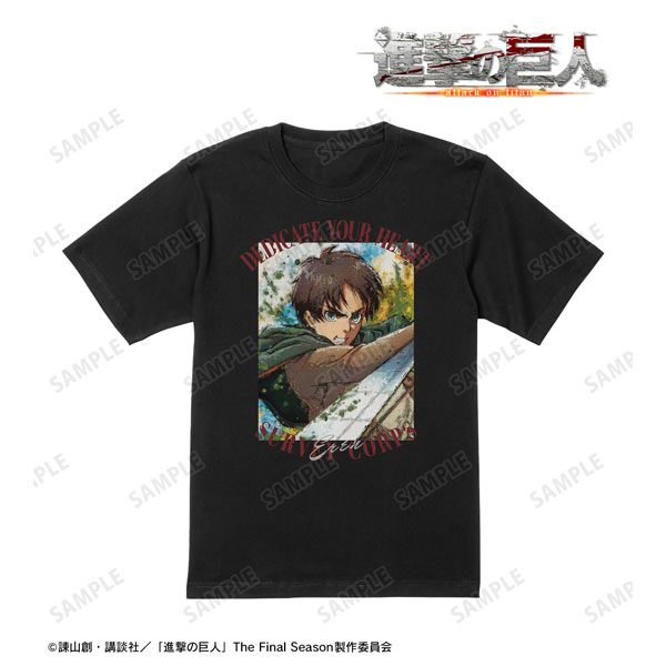 進撃の巨人 エレン grunge CANVAS Tシャツ レディース XL[アルマビアンカ]《在庫切れ》