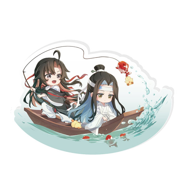 アニメ「魔道祖師」 禅意・荷Ver. ゆらゆらミニアクリルブロック[cijianyouwu]