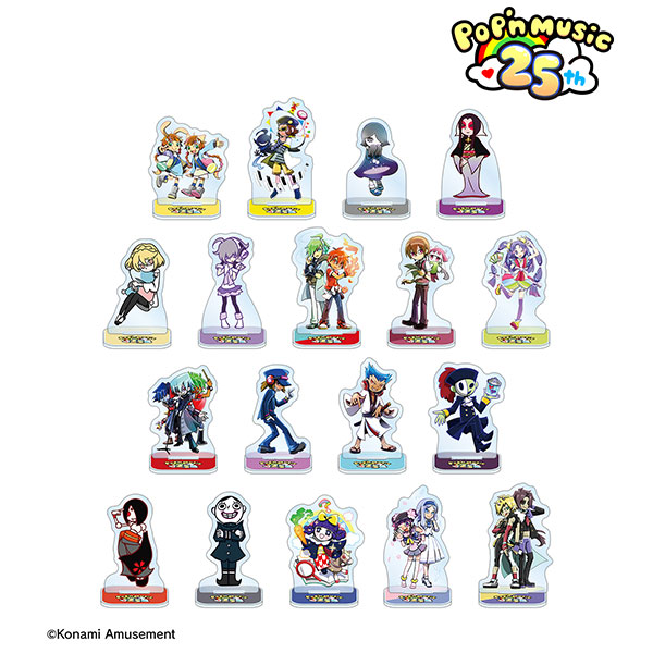 pop'n music トレーディングミニアクリルフィギュア 18個入りBOX