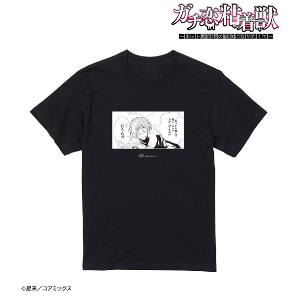 ガチ恋粘着獣 ～ネット配信者の彼女になりたくて～ コスモ「おうた！？」 Tシャツ レディース L[アルマビアンカ]《在庫切れ》