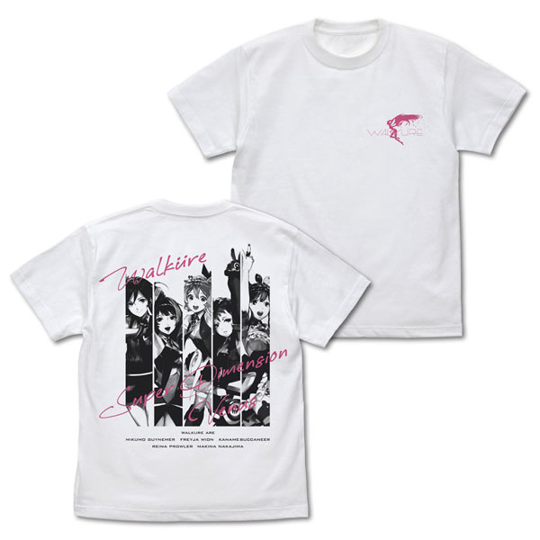 マクロスΔ We’re ワルキューレ Tシャツ/WHITE-L（再販）[コスパ]《０５月予約》