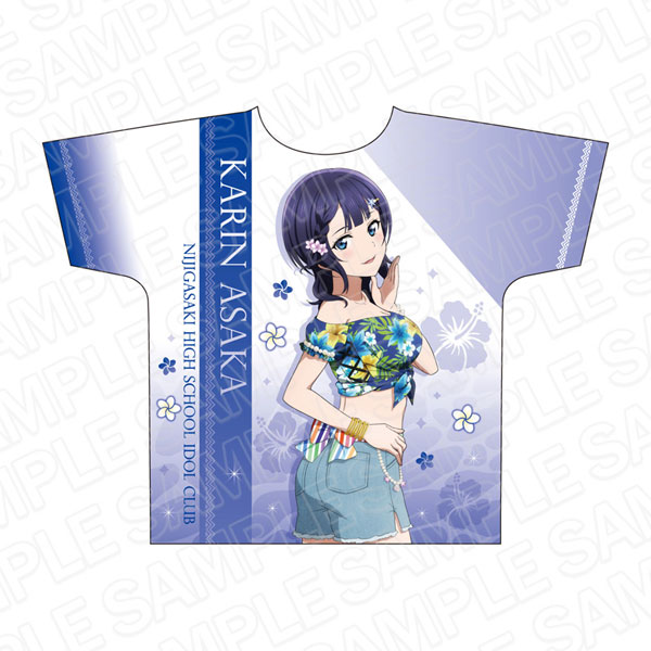 ラブライブ！虹ヶ咲学園スクールアイドル同好会 フルグラフィックTシャツ 朝香果林 アロハ ver[コンテンツシード]《在庫切れ》