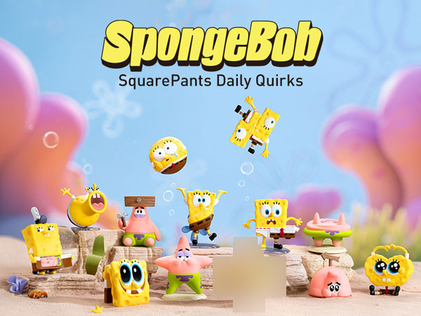 SpongeBob SquarePants Daily Quirks シリーズ 12個入りBOX[POPMART]