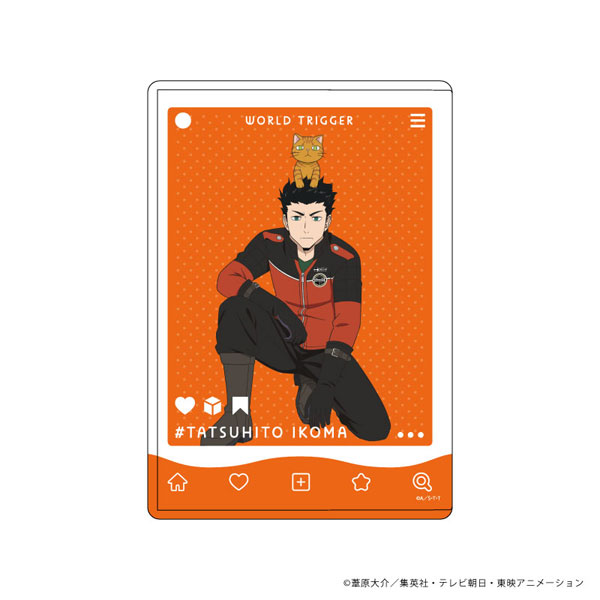 キャラクリアケース「ワールドトリガー」43/生駒達人 猫ver.第4
