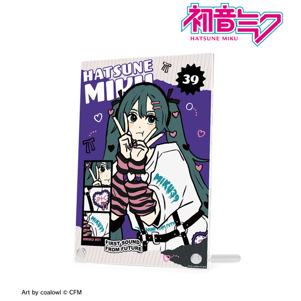 初音ミク 描き下ろし 初音ミク ハートver. Art by coalowl A5