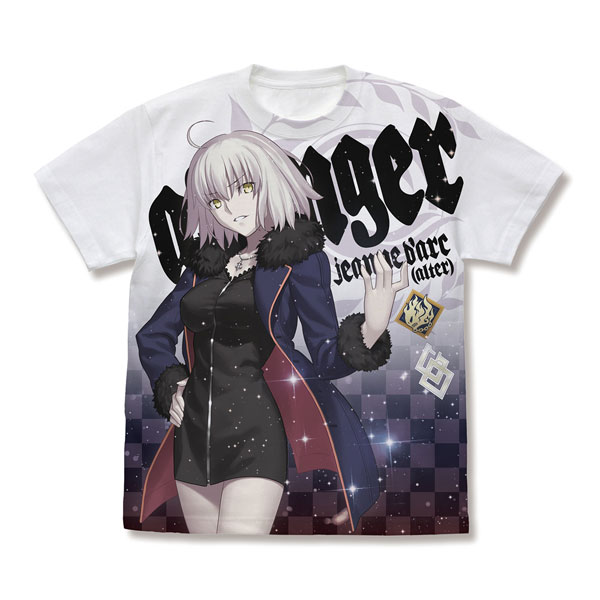 Fate/Grand Order アヴェンジャー/ジャンヌ・ダルク〔オルタ〕 邪竜の魔女ver新宿1999 フルグラフィックTシャツ/WHITE-XL[コスパ]