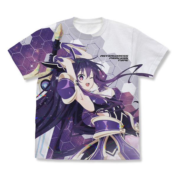 デート・ア・ライブV 夜刀神十香 フルグラフィックTシャツ/WHITE-M（再販）[コスパ]《０１月予約》