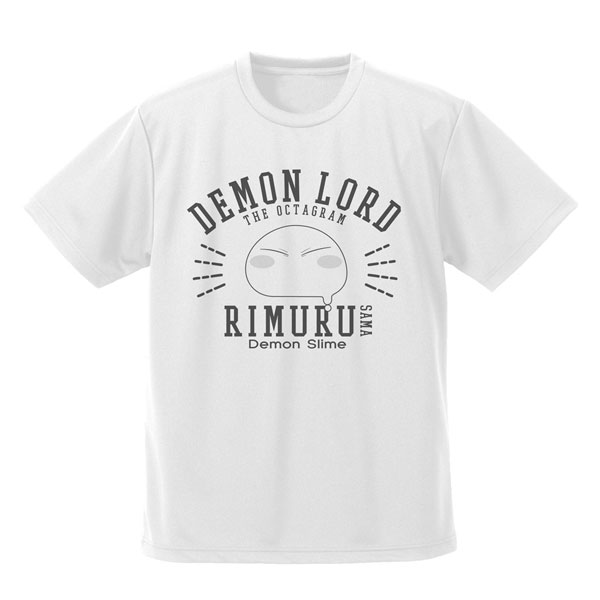 転生したらスライムだった件 リムル様カレッジ ドライTシャツ/WHITE-M[コスパ]《在庫切れ》
