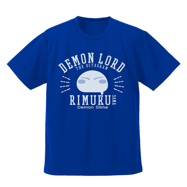 転生したらスライムだった件 リムル様カレッジ ドライTシャツ/BLUE-XL（再販）[コスパ]《０７月予約》