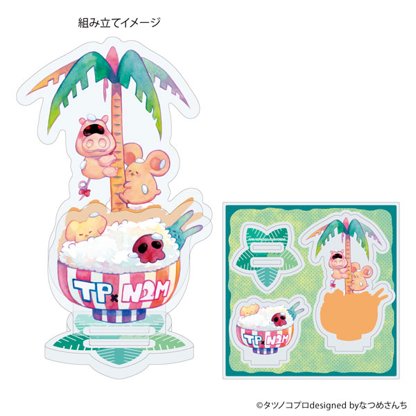 アクリルスタンドプレート「関東鉄道×なつめさんち×タツノコプロ