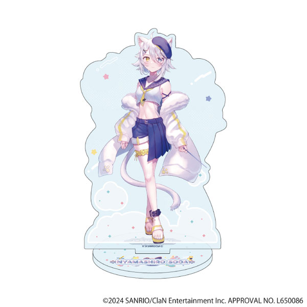 アクリルスタンド「にゃんたじあ！」05/若魔白ソーダ 2024誕生日ver.(公式イラスト)[A3]《在庫切れ》
