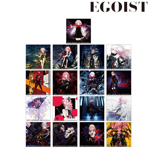 EGOIST ジャケットイラスト トレーディングアクリルカード 17個入りBOX[アルマビアンカ]