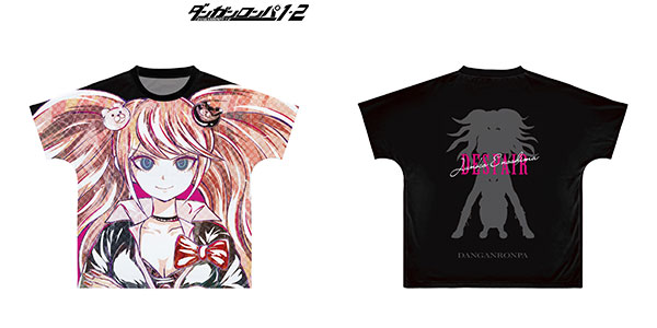 ダンガンロンパ1・2 Reload 江ノ島盾子 Ani-Art フルグラフィックTシャツ ユニセックス S[アルマビアンカ]