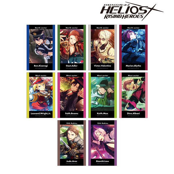 HELIOS Rising Heroes トレーディングインスタントカメラ風イラストカード ver.B 10個入りBOX[アルマビアンカ]