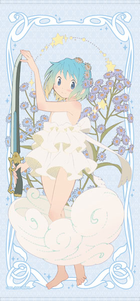 魔法少女まどか☆マギカ ビッグタオル 美樹さやか(花)[ムービック