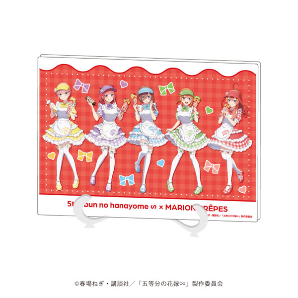 五等分の花嫁　アクリルアートボード　クレープ店員ver アクリルアートボード(A5サイズ)「五等分の花嫁∽」02/集合デザイン