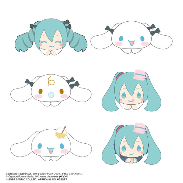 初音ミク×シナモロール はぐキャラコレクション2　6個入りBOX[マックスリミテッド]