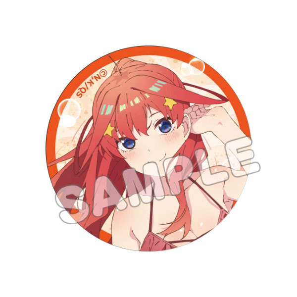 五等分の花嫁∽ 描き下ろし缶バッジ(水着) 中野五月[TBSグロウディア