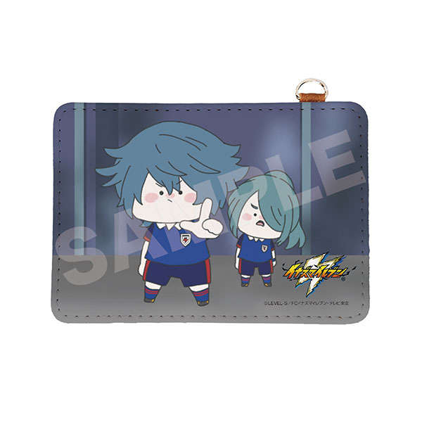 イナズマイレブン オリオンの刻印 ちるコレ レザーパスケース /11 氷浦貴利名・風丸一郎太[CS.FRONT]《在庫切れ》