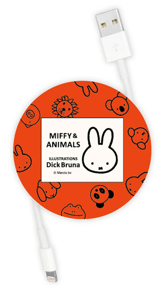 ミッフィー MIFFY＆ANIMALS コードリールケース MIFFY＆ANIMALS[グルマンディーズ]