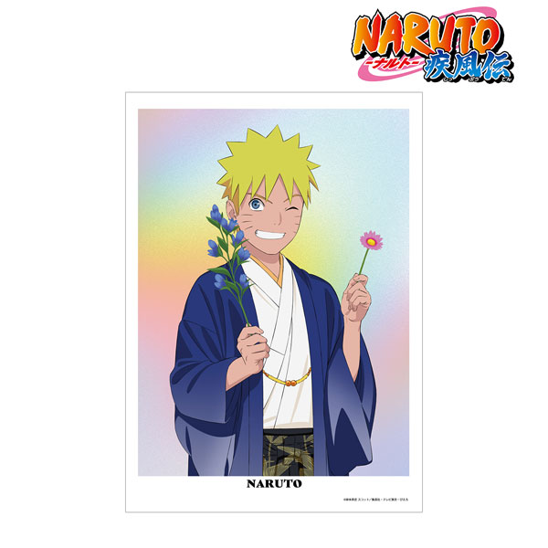 NARUTO-ナルト- 疾風伝 描き下ろし うずまきナルト A3マット加工