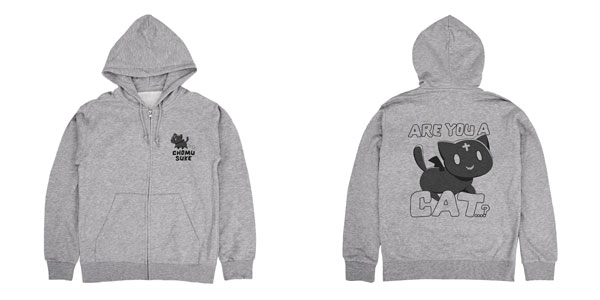 この素晴らしい世界に祝福を！3 ちょむすけ ジップパーカー Ver.3.0/MIX GRAY-XL[コスパ]《発売済・在庫品》