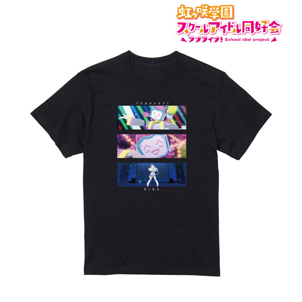 ラブライブ！虹ヶ咲学園スクールアイドル同好会 ツナガルコネクト 場面写 Tシャツ メンズ L[アルマビアンカ]