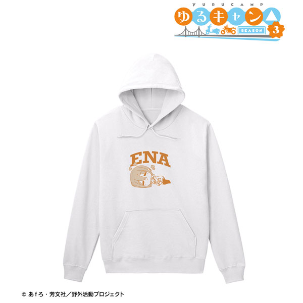 ゆるキャン△ SEASON3 斉藤恵那 ちびころ パーカー メンズ M[アルマビアンカ]《在庫切れ》