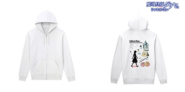 TVアニメ「魔導具師ダリヤはうつむかない」 Ani-Sketch バックプリントジップパーカー レディース XL[アルマビアンカ]《在庫切れ》