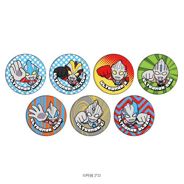 缶バッジ「ニュージェネレーションウルトラマン」07/BOX-B POP Artイラスト 7個入りBOX[A3]