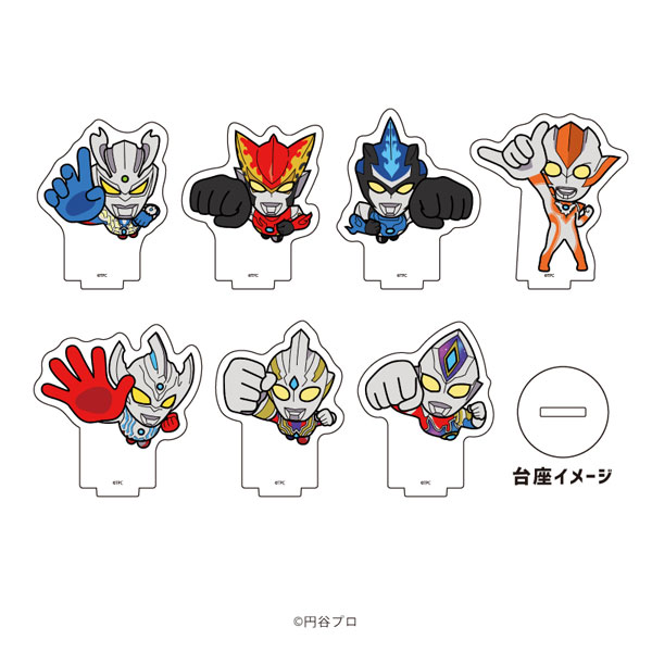 アクリルぷちスタンド「ニュージェネレーションウルトラマン」02/BOX-A POP Artイラスト 7個入りBOX[A3]