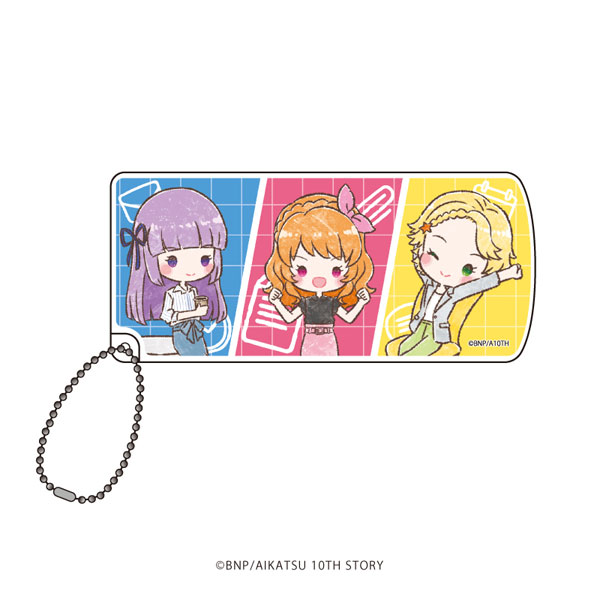 スライド式小物ケース「アイカツ！」14/あかり＆スミレ＆ひなき オフィスガールver.(グラフアートイラスト)[A3]《在庫切れ》