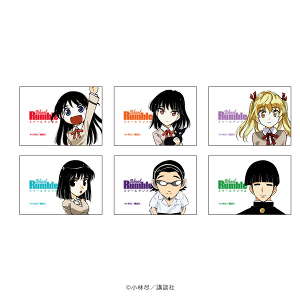 キャンバスボードミニ「School Rumble」01/公式イラスト 6個入りセット[A3]