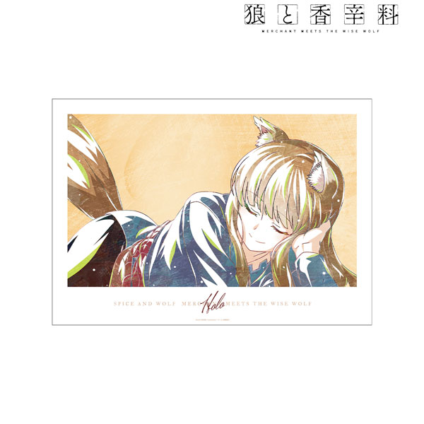 狼と香辛料 ホロ Ani-Art A3マット加工ポスター TVアニメ『狼と香辛料 MERCHANT MEETS THE WISE WOLF』 - 描き