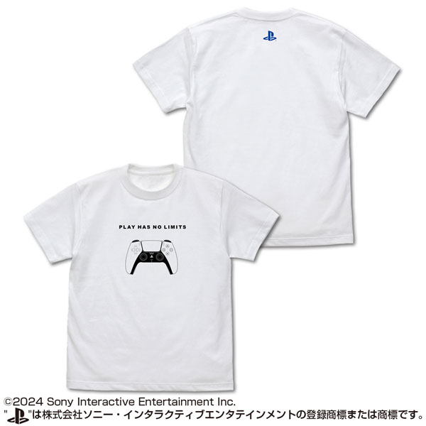 プレイステーション Tシャツ for PlayStation 5 DualSenseワイヤレスコントローラー/WHITE-S[コスパ]