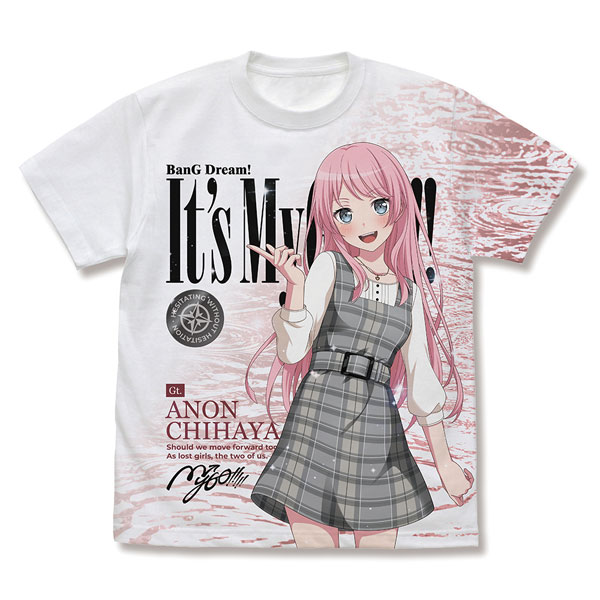 BanG Dream！ It’s MyGO！！！！！ 千早愛音 フルグラフィックTシャツ/WHITE-M[コスパ]