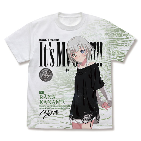 BanG Dream！ It’s MyGO！！！！！ 要楽奈 フルグラフィックTシャツ/WHITE-M[コスパ]