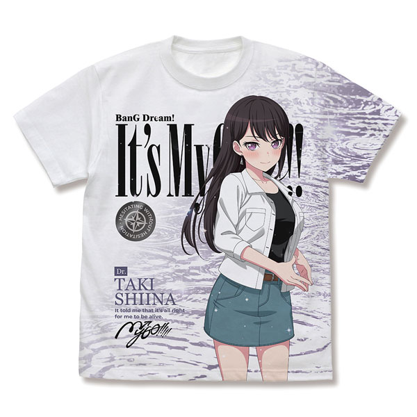 BanG Dream！ It’s MyGO！！！！！ 椎名立希 フルグラフィックTシャツ/WHITE-L[コスパ]