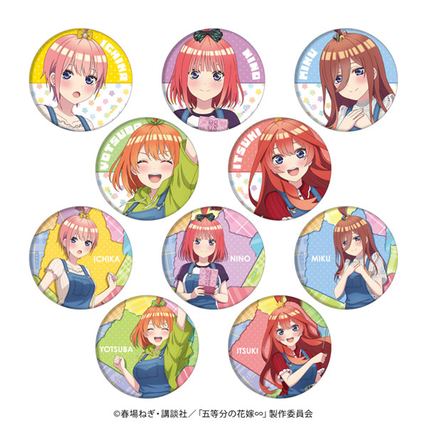 缶バッジ「五等分の花嫁∽」06/らいはコーデver. 描き下ろしイラスト 10個入りBOX[A3]