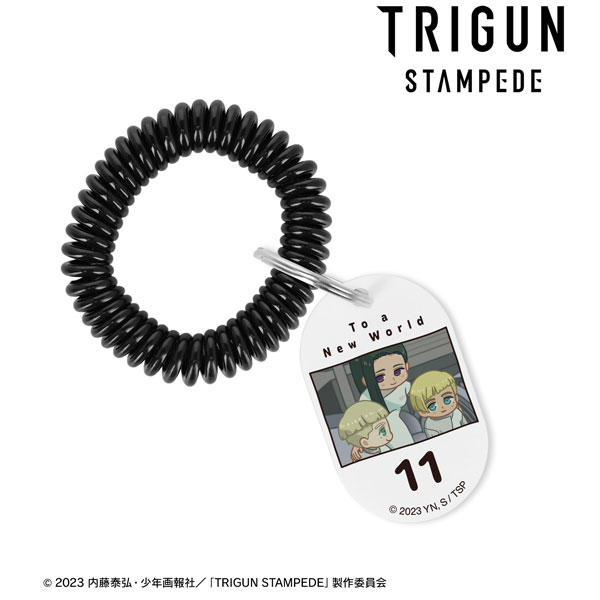 TVアニメ「TRIGUN STAMPEDE」 ヴァッシュ＆ナイヴズ＆レム ゆるコマ ロッカーキー風アクリルキーホルダー[アルマビアンカ]