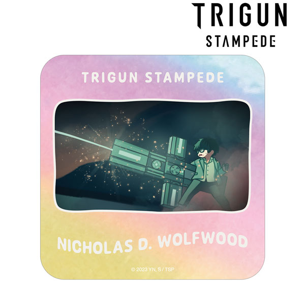 TVアニメ「TRIGUN STAMPEDE」 ニコラス・D・ウルフウッド ゆるコマ オーロラステッカー ver.B[アルマビアンカ]