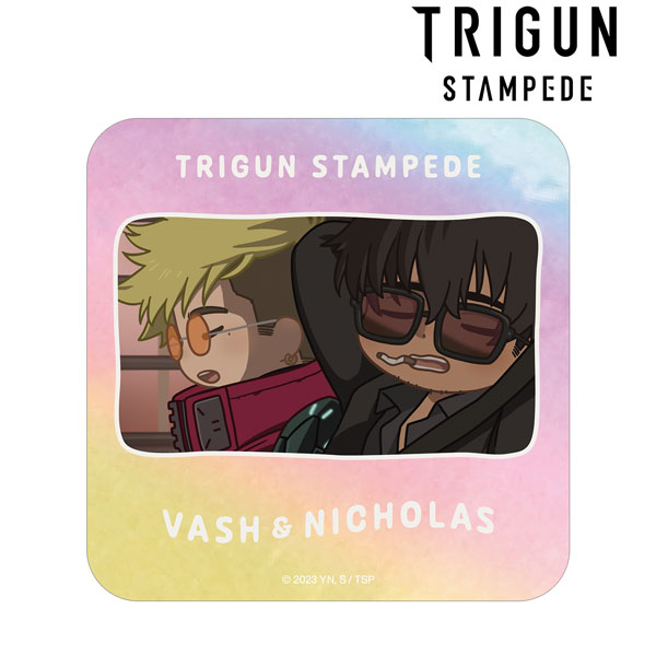 TVアニメ「TRIGUN STAMPEDE」 ヴァッシュ＆ニコラス ゆるコマ オーロラステッカー ver.A[アルマビアンカ]