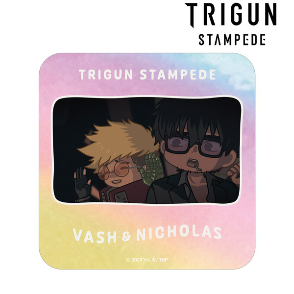 TVアニメ「TRIGUN STAMPEDE」 ヴァッシュ＆ニコラス ゆるコマ オーロラステッカー ver.B[アルマビアンカ]